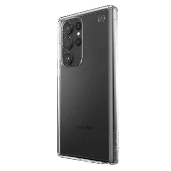 Speck Presidio Perfect-Clear - Case for Samsung Galaxy S23 Ultra with MICROBAN coating (Clear) - Image 3