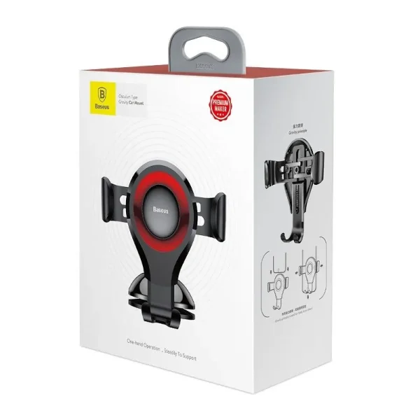Baseus Osculum gravitational phone holder (red) - Image 6