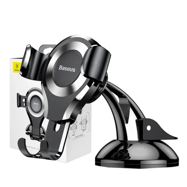 Baseus Osculum gravitational phone holder (black + silver) - Image 6