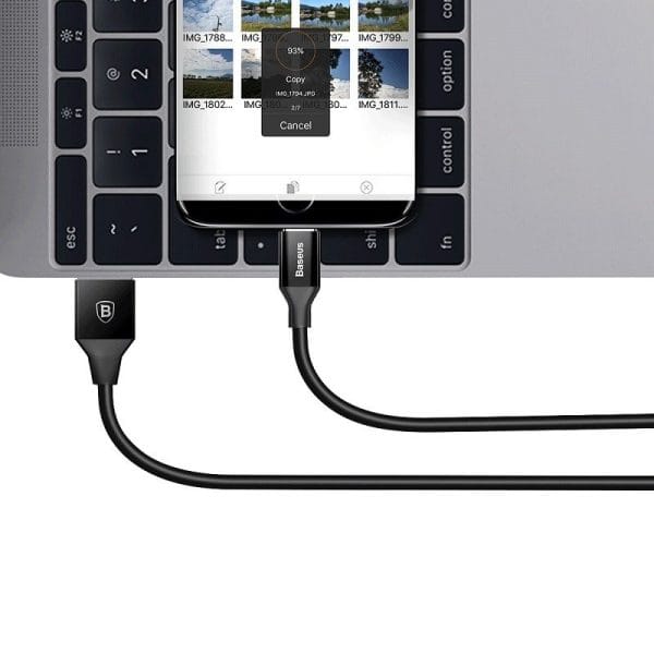 Baseus Yiven Micro USB cable 150cm 2A - Black - Image 2