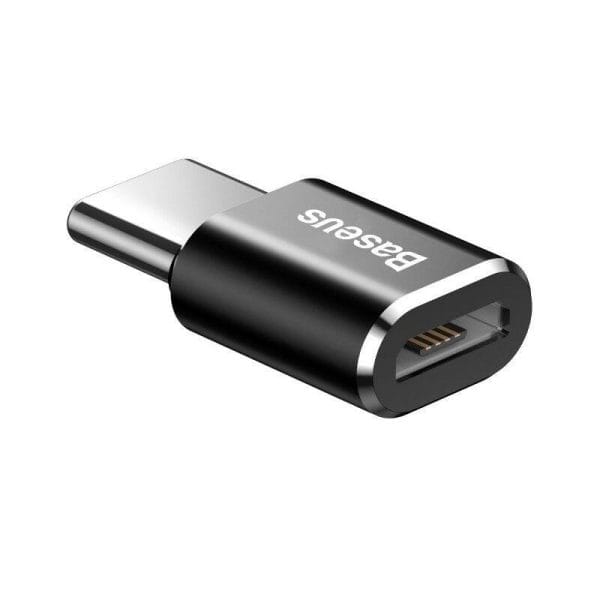 Baseus Micro USB to USB Type-C adapter - black — изображение 5