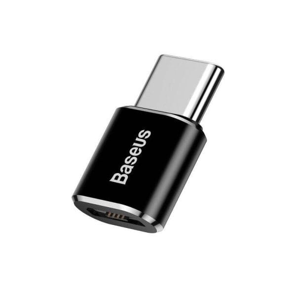 Baseus Micro USB to USB Type-C adapter - black — изображение 2