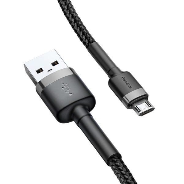 Baseus Cafule Micro USB cable 2.4A 0,5m (gray + black) - Image 3