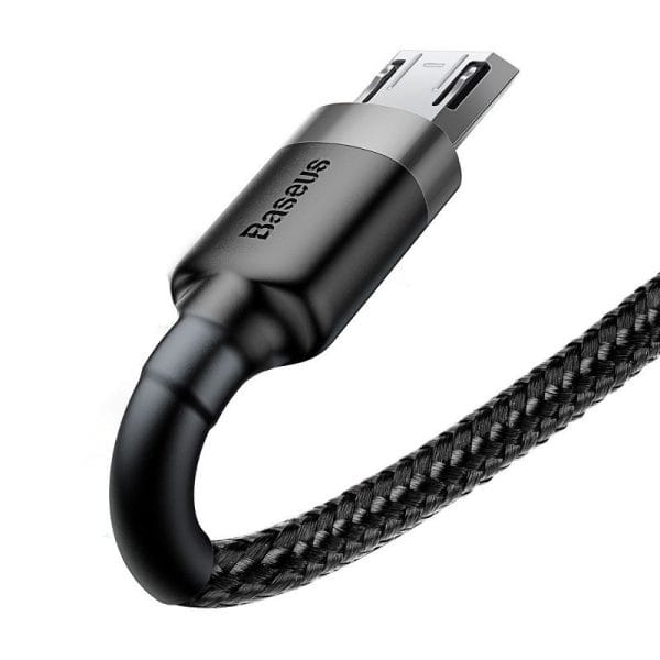 Baseus Cafule Micro USB cable 2.4A 0,5m (gray + black) - Image 5
