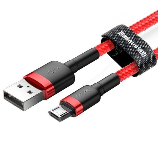 Baseus Cafule Micro USB cable 2.4A 1m (Red) - Image 2