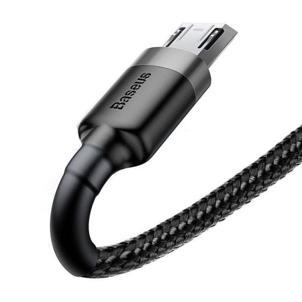 Baseus Cafule Micro USB cable 1.5A 2m (Gray + Black) - Image 4