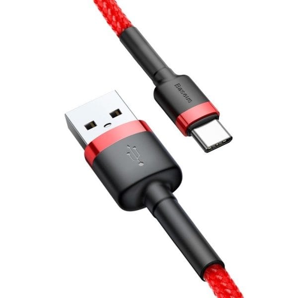 Baseus Cafule USB-C cable 3A 0.5m (Red) - Image 4