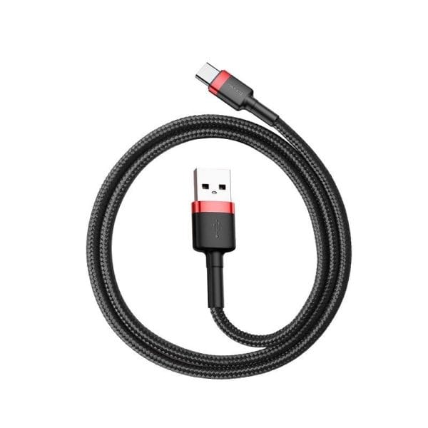 Baseus Cafule cable USB-C 3A 0.5m (Red+Black) - Image 3