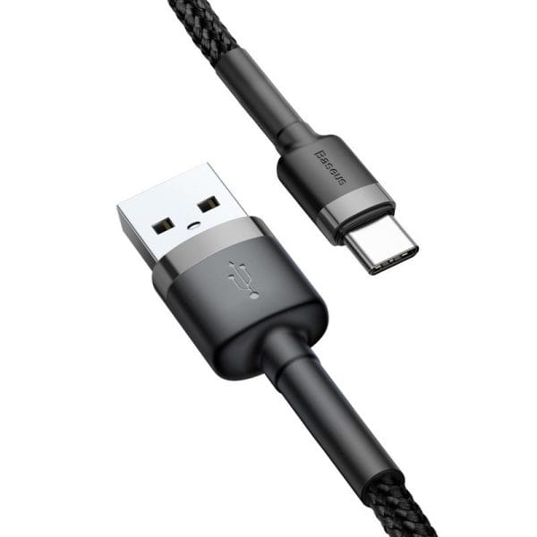Baseus Cafule cable USB-C 3A 0.5m (Gray+Black) - Image 4