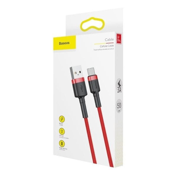 Baseus Cafule cable USB-C 2A 2m (Red) - Image 6