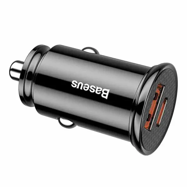 Car Charger Baseus Circular PD QC4.0+ 5A 30W (czarna) - Image 4