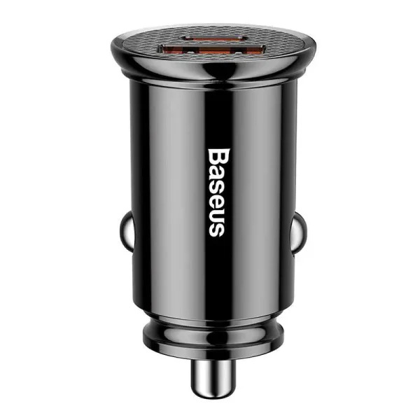 Car Charger Baseus Circular PD QC4.0+ 5A 30W (czarna) - Image 2