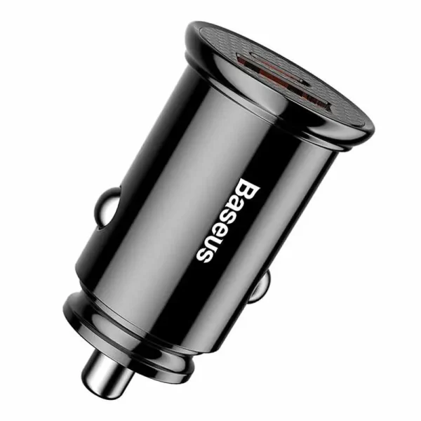 Car Charger Baseus Circular PD QC4.0+ 5A 30W (czarna) - Image 3