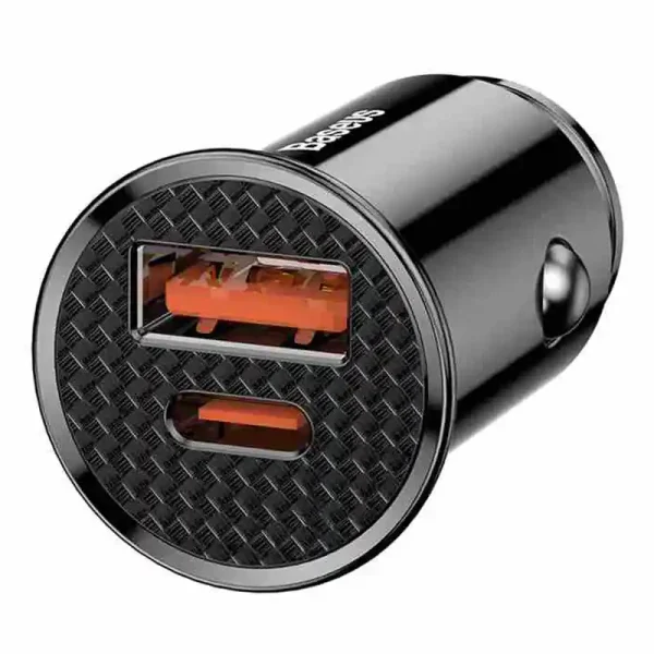 Car Charger Baseus Circular PD QC4.0+ 5A 30W (czarna) - Image 5