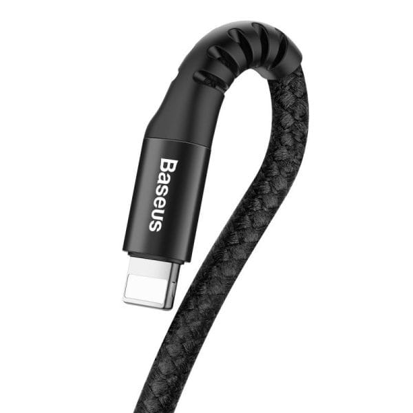 Baseus Spring-loaded cable Lightning 1m 2A (black) - Image 2