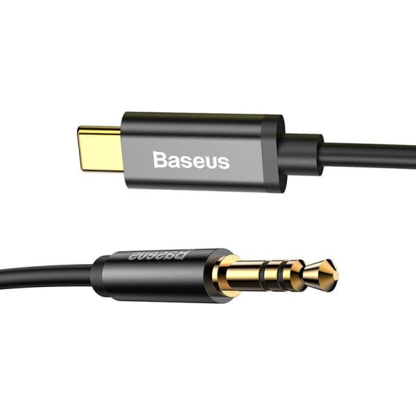Baseus Yiven Audio cable USB-C to mini jack 3,5mm, 1.2m (Black) - Image 3