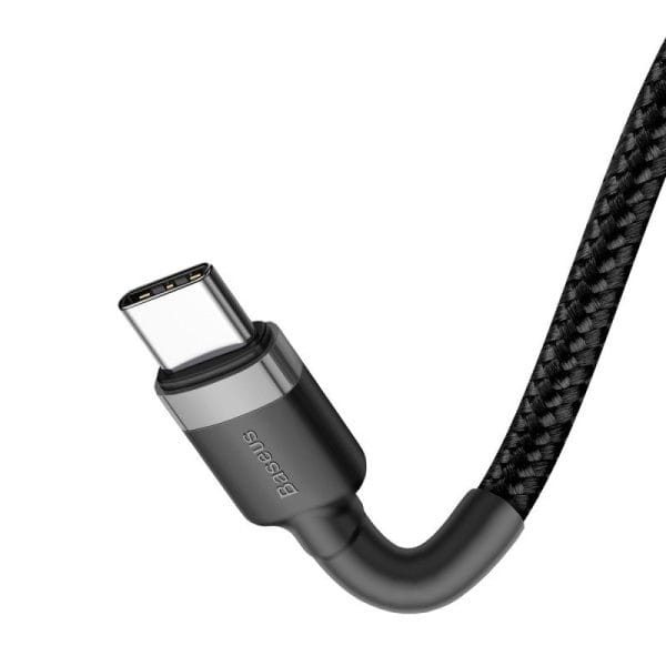 Baseus Cafule Cable USB-C PD 2.0 QC 3.0 60W 1m (Black+Gray) - Image 4