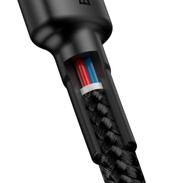Baseus Cafule Cable USB-C PD 2.0 QC 3.0 60W 2m (Black+Red) - Image 5