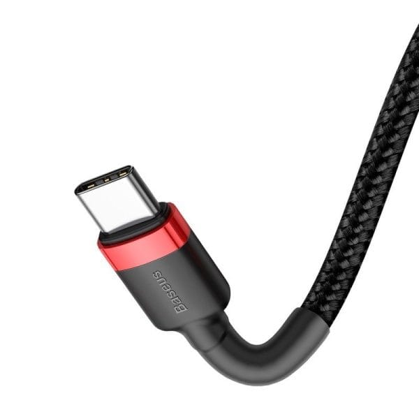 Baseus Cafule Cable USB-C PD 2.0 QC 3.0 60W 2m (Black+Red) - Image 4
