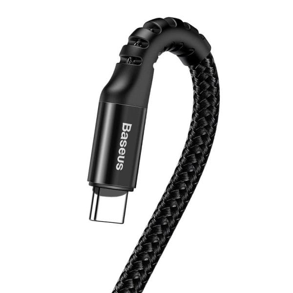 Baseus Spring-loaded USB-C cable 1m 2A (Black) - Image 2