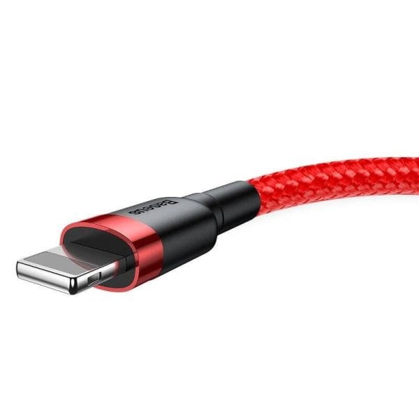 Baseus Cafule USB Lightning Cable 2,4A 0,5m (Red) - Image 2