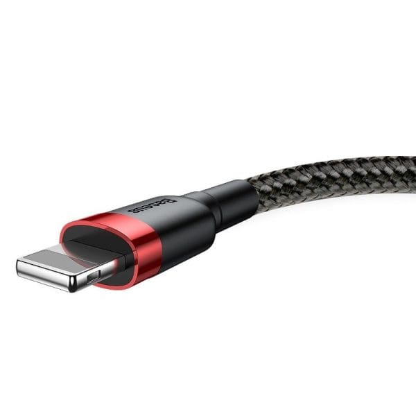 Baseus Cafule USB Lightning Cable 1,5A 2m (Black+Red) - Image 4