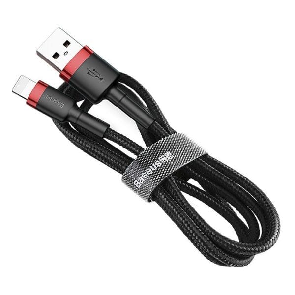 Baseus Cafule USB Lightning Cable 1,5A 2m (Black+Red) - Image 3