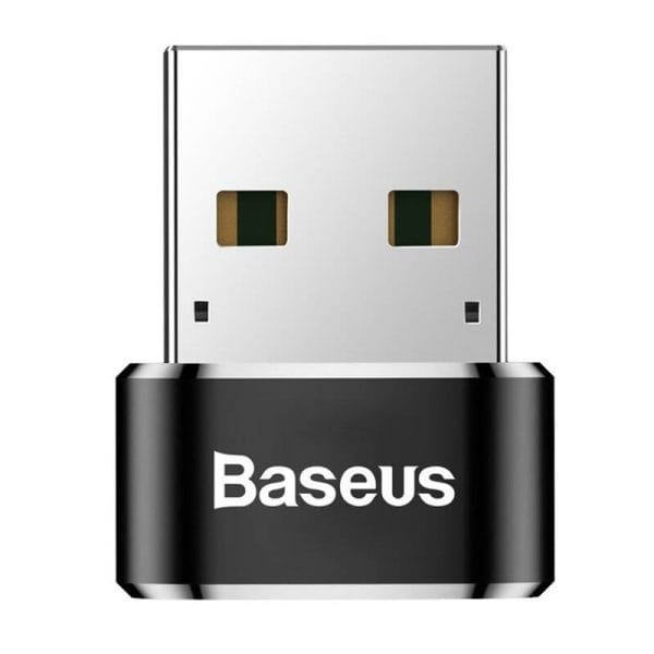 Baseus USB-C to USB-A adapter 3A (Black) - Image 2