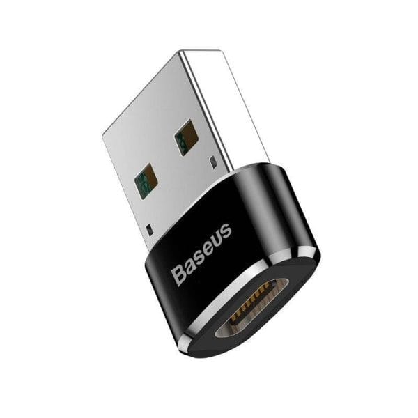 Baseus USB-C to USB-A adapter 3A (Black) - Image 6
