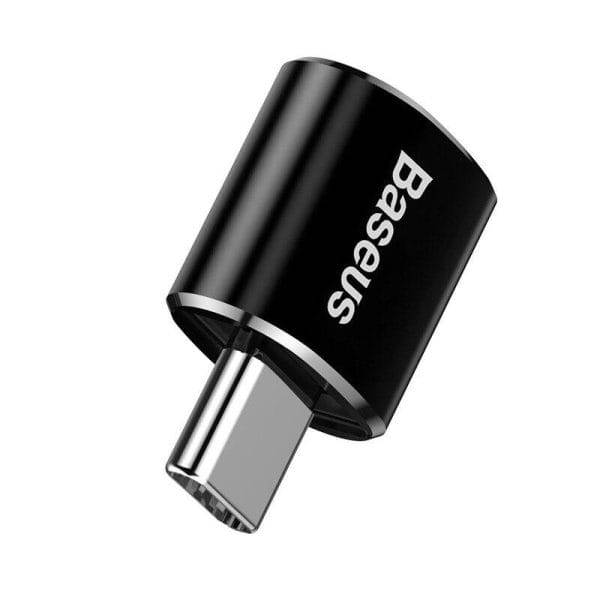 Baseus USB to USB Type-C Adapter 2.4A (Black) - Image 5