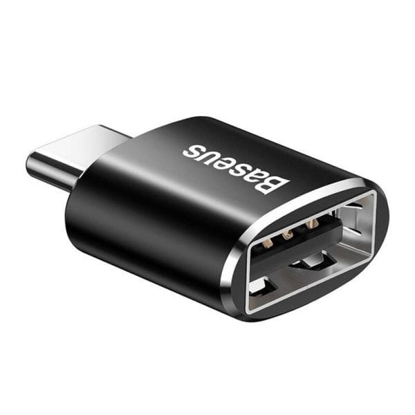 Baseus USB to USB Type-C Adapter 2.4A (Black) - Image 6