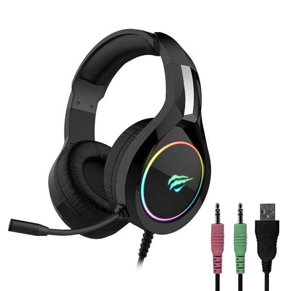 Gaming headphones Havit GAMENOTE H2232D RGB USB+3.5mm - Image 2