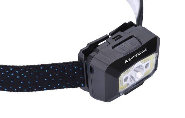 Headlight with non-contact switch Superfire X30, 340lm, USB - Image 3