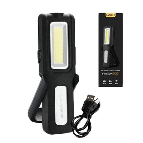 Workshop flashlight Superfire G12, 566lm, USB - Image 4