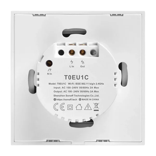 Smart Switch WiFi Sonoff T0 EU TX (1-channel) - Image 3