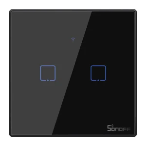 Touch light switch WiFi + RF 433 Sonoff T3 EU TX (2-channel)