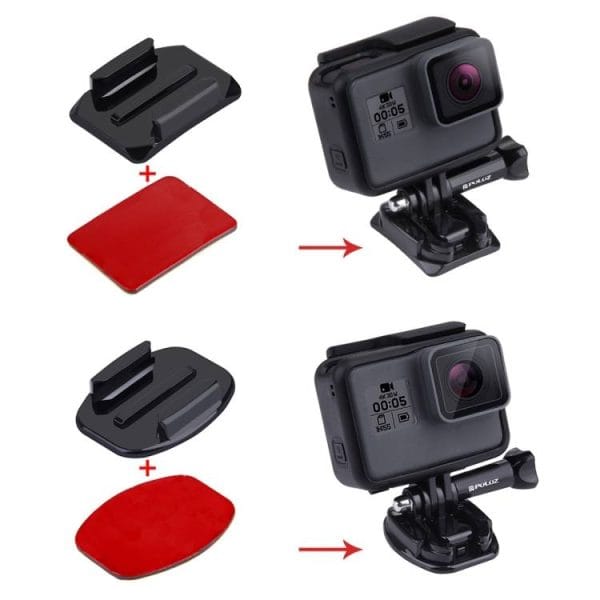 Set of Puluz stickers and mounts for spot cameras (including Insta360 X4 / X5 / DJI Osmo Action 5 Pro). - Image 4