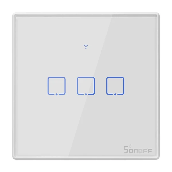 Smart Switch WiFi + RF 433 Sonoff T2 EU TX (3-channel)