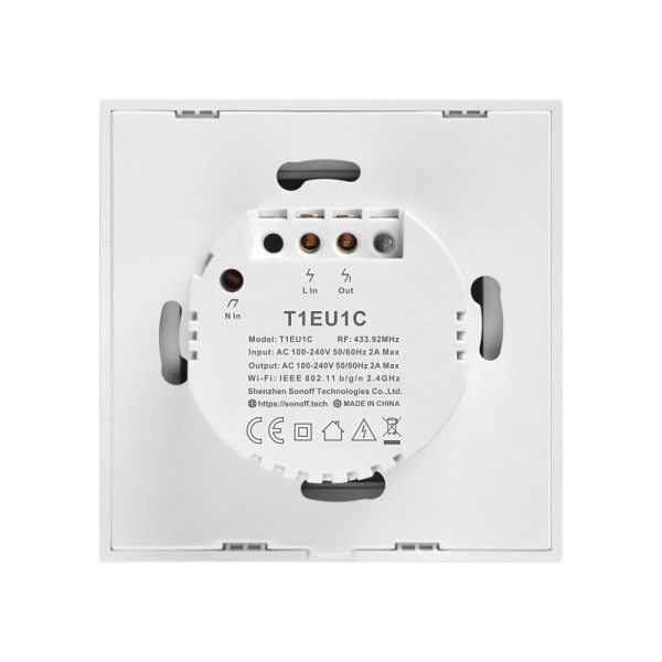Smart Switch WiFi + RF 433 Sonoff T1 EU TX (3-channel) - Image 5