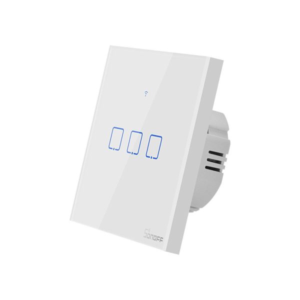 Smart Switch WiFi + RF 433 Sonoff T1 EU TX (3-channel) - Image 4