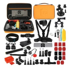 Set of 53 Puluz accessories for sports cameras PKT26