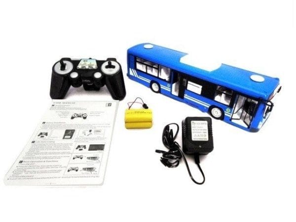 Remote-controlled city bus 1:20 Double Eagle (blue)  E635-003 - Image 5