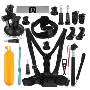 Set of 20 Puluz accessories for sports cameras (including Osmo Action 5 Pro, Insta360 Ace Pro 2) PKT18