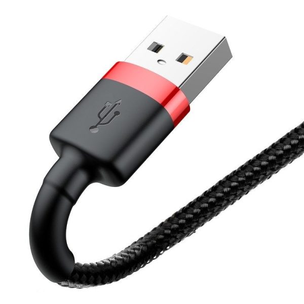 Baseus Cafule USB Lightning Cable 2,4A 0,5m (Red+Black) - Image 5