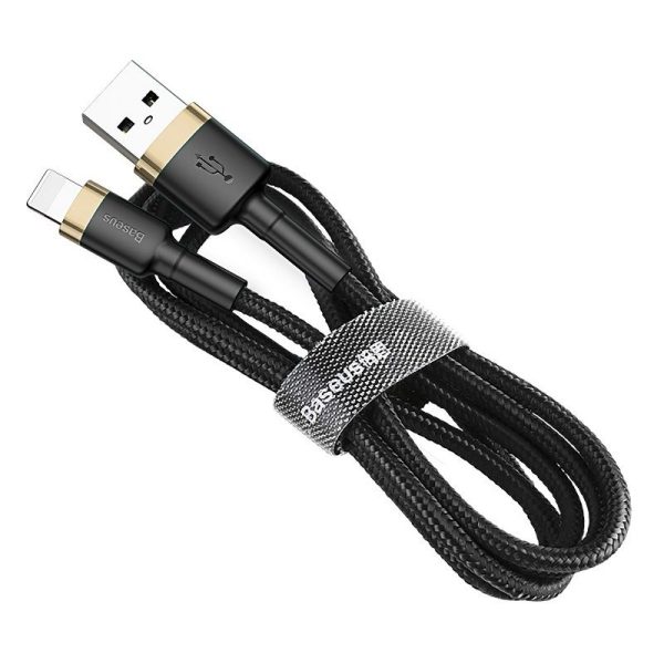 Baseus Cafule Cable USB Lightning 1.5 A 2m (Gold+Black) - Image 2