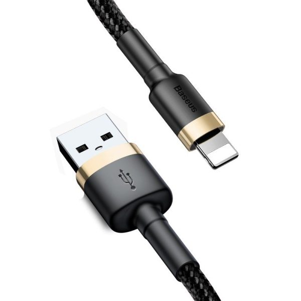 Baseus Cafule Cable USB Lightning 1.5 A 2m (Gold+Black) - Image 3