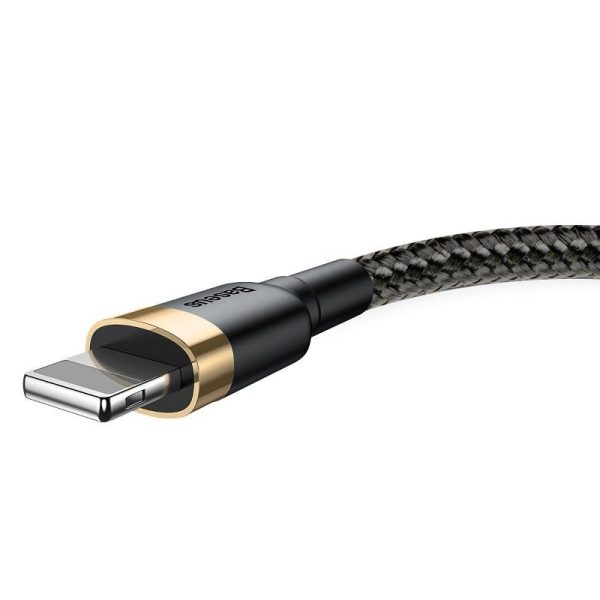 Baseus Cafule Cable USB Lightning 2A 3m (Gold+Black) - Image 5