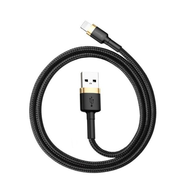 Baseus Cafule Cable USB Lightning 2A 3m (Gold+Black) - Image 2