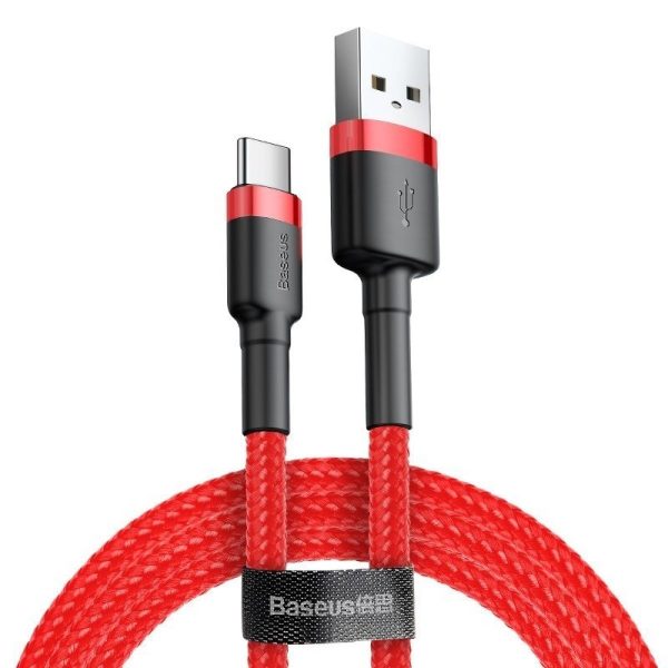 Baseus Cafule USB-C Cable 2A 3m (Red) - Image 2