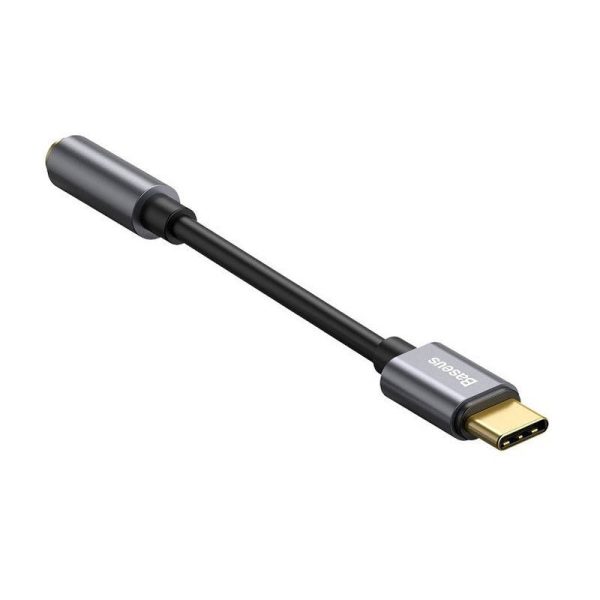 Baseus L54 Audio Adapter USB-C + mini jack 3,5mm (Black+Gray) - Image 4